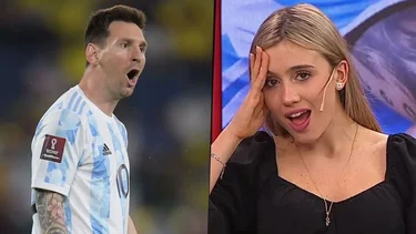 El sorpresivo mensaje de Morena Beltrán a Messi tras hablar en ESPN