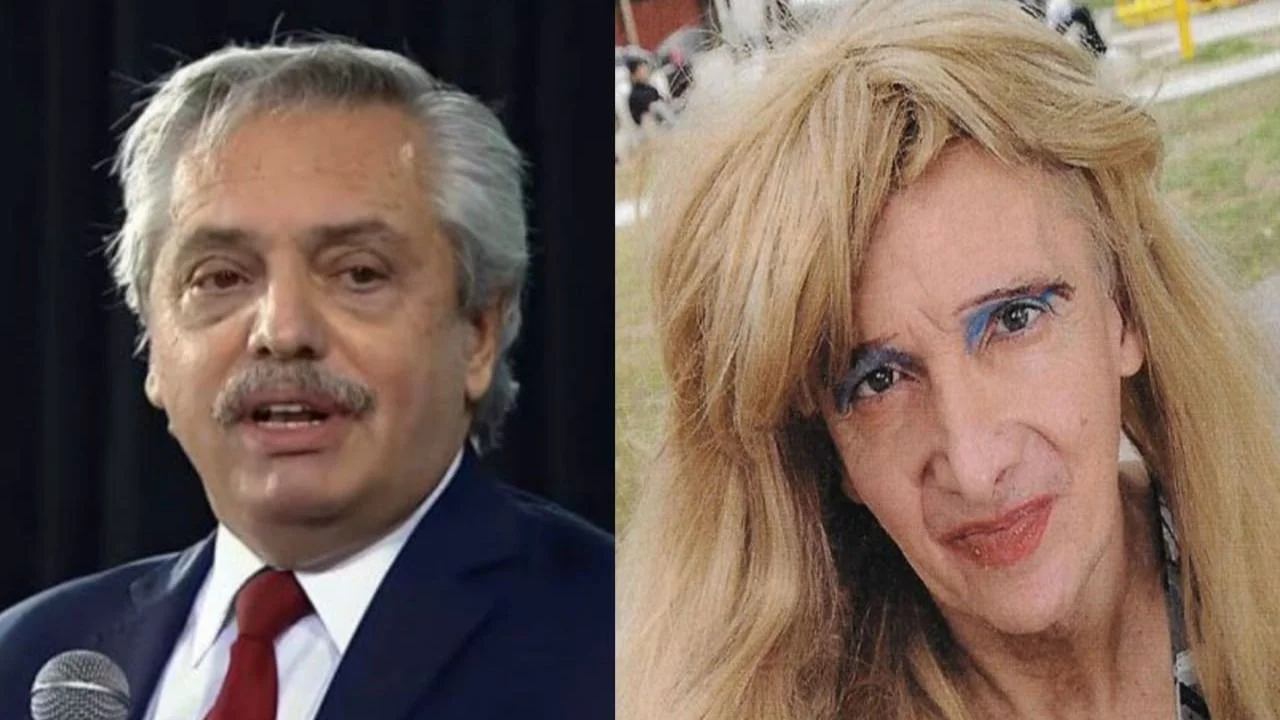 Alberto Fernández y Zulma Lobato.