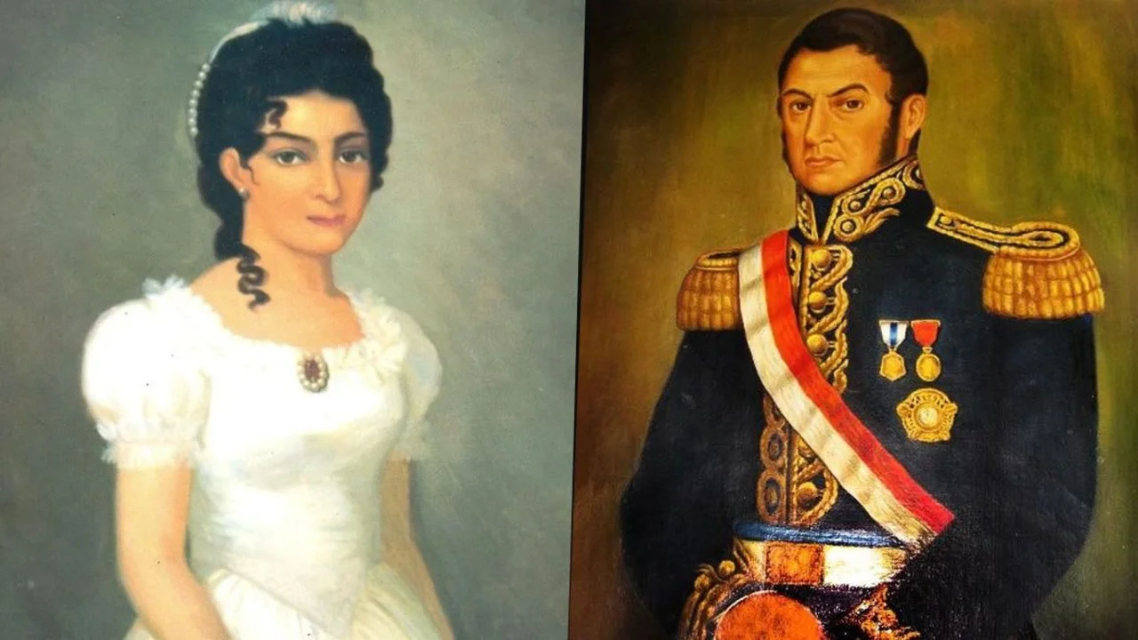 Remedios de Escalada y José de San Martín se casaron el 12 de septiembre de 1812