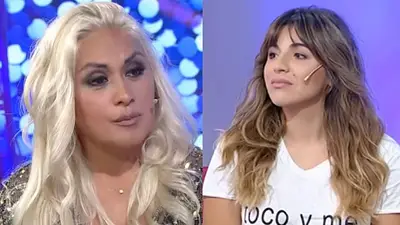 Verónica Ojeda y Gianinna Maradona. Verónica Ojeda y Gianinna Maradona.