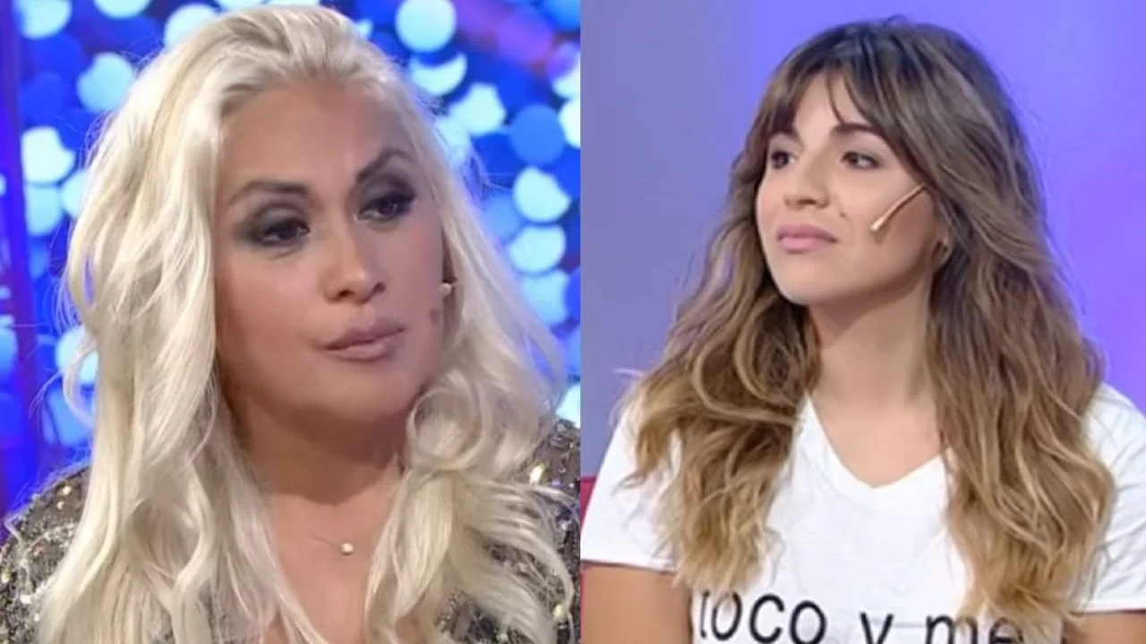 Verónica Ojeda y Gianinna Maradona.