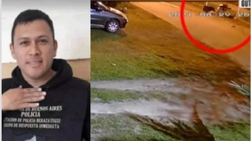 Estremecedor video: conductor alcoholizado atropelló y mató a un policía en Berazategui