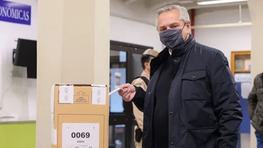 Elecciones PASO 2021: votó Alberto Fernández