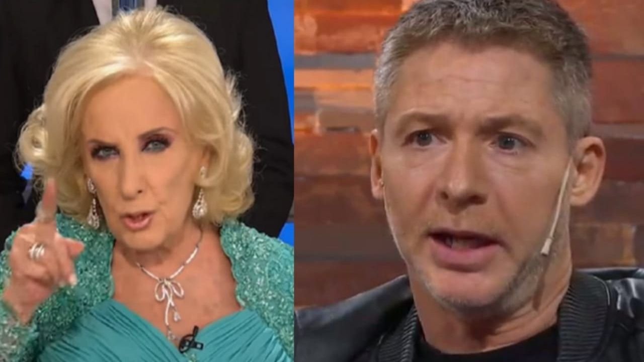 Mirtha Legrand y Adrián Suar.