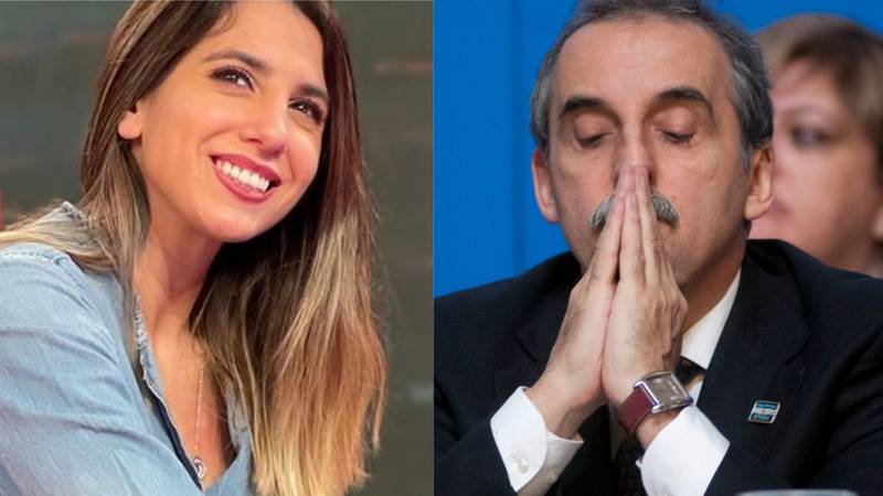 Cinthia Fernández y Guillermo Moreno