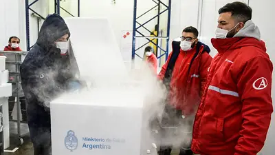 Más vacunas contra el COVID-19: hoy arriban más de 160 mil dosis de Pfizer a la Argentina Más vacunas contra el COVID-19: hoy arriban más de 160 mil dosis de Pfizer a la Argentina