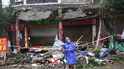 Impresionantes videos del terremoto en China: murieron al menos 46 personas Impresionantes videos del terremoto en China: murieron al menos 46 personas
