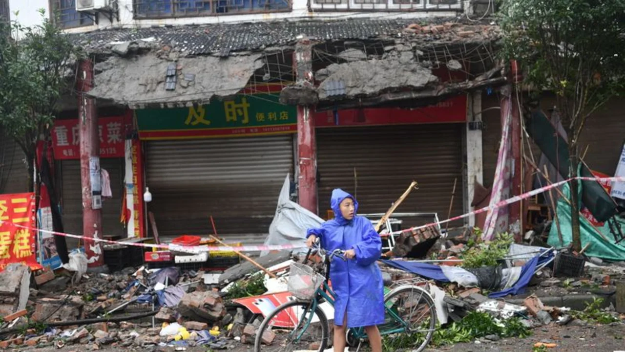 Impresionantes videos del terremoto en China: murieron al menos 46 personas