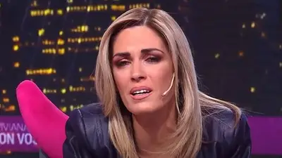 Viviana Canosa llorando. Viviana Canosa llorando.