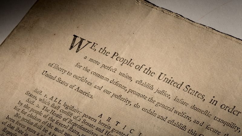 Subastarán una rara primera impresión de la Constitución de EEUU