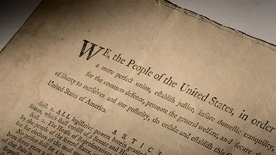 Subastarán una rara primera impresión de la Constitución de EEUU Subastarán una rara primera impresión de la Constitución de EEUU