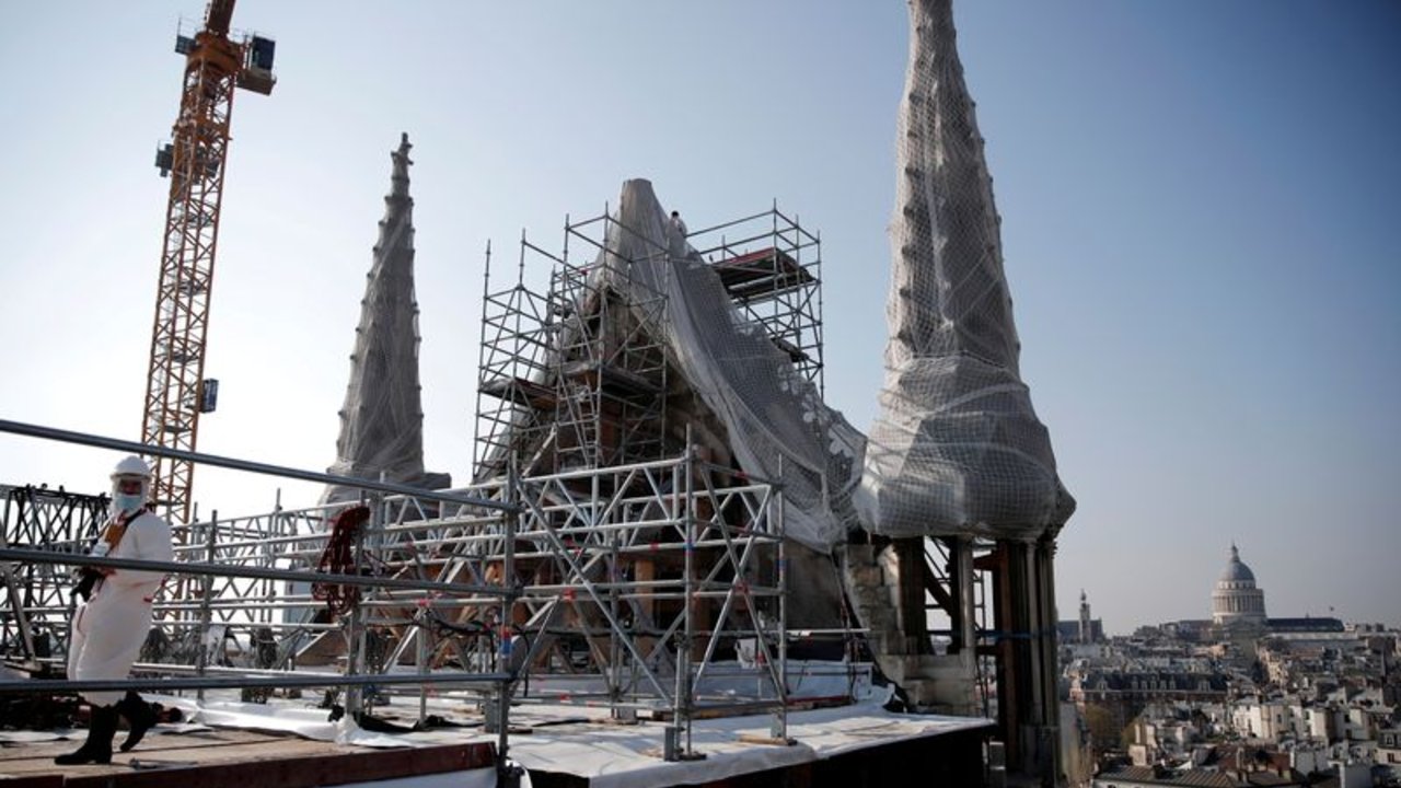 La restauración de Notre-Dame está lista para comenzar tras el fin de las obras de apuntalamiento