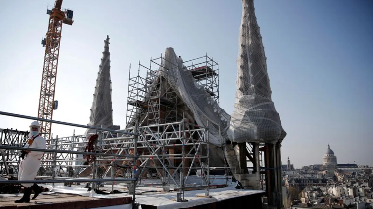 La restauración de Notre-Dame está lista para comenzar tras el fin de las obras de apuntalamiento