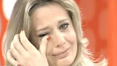 Rocío Marengo llorando. Rocío Marengo llorando.