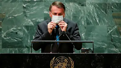 Jair Bolsonaro se aísla en Brasil por el COVID-19 tras regresar de Naciones Unidas Jair Bolsonaro se aísla en Brasil por el COVID-19 tras regresar de Naciones Unidas