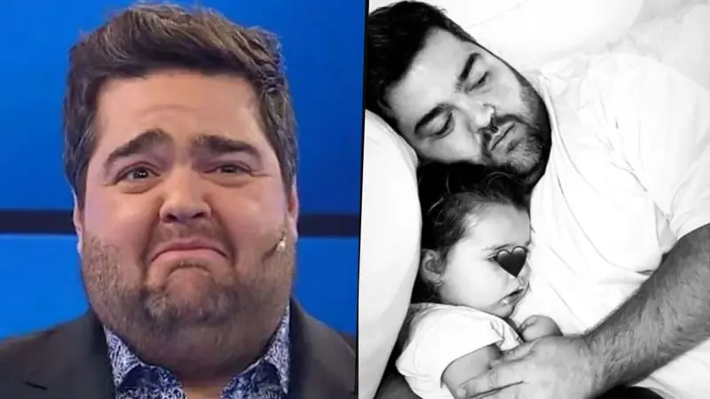 Darío Barassi, emocionado con su hija