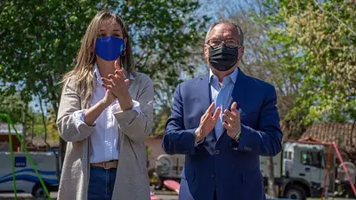 Galmarini y Descalzo inauguraron una nueva red de agua potable en Ituzaingó Galmarini y Descalzo inauguraron una nueva red de agua potable en Ituzaingó