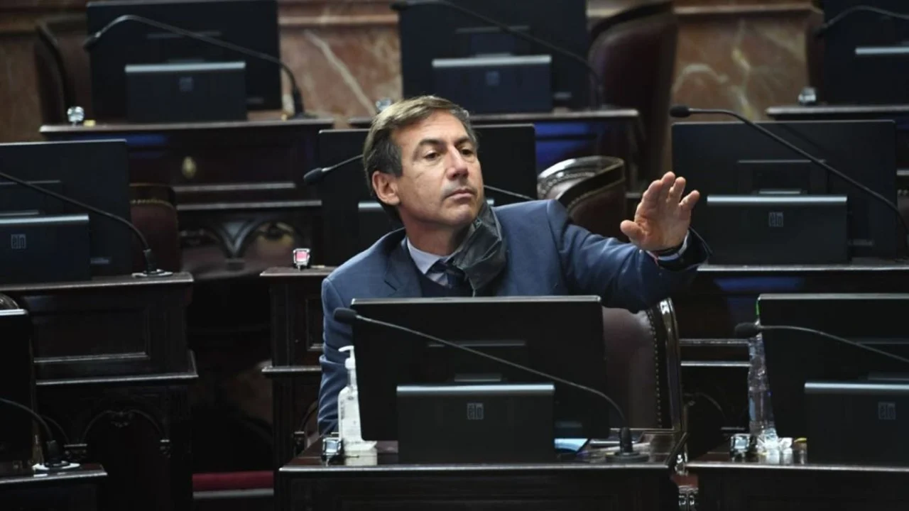 Naidenoff confirmó haberse contagiado de COVID-19 y está aislado
