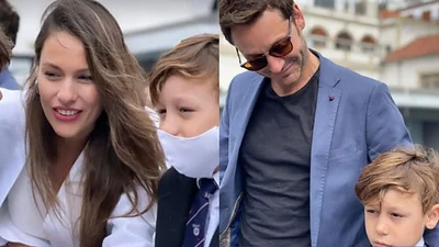 Pampita, Benjamín Vicuña y Beltrán Pampita, Benjamín Vicuña y Beltrán