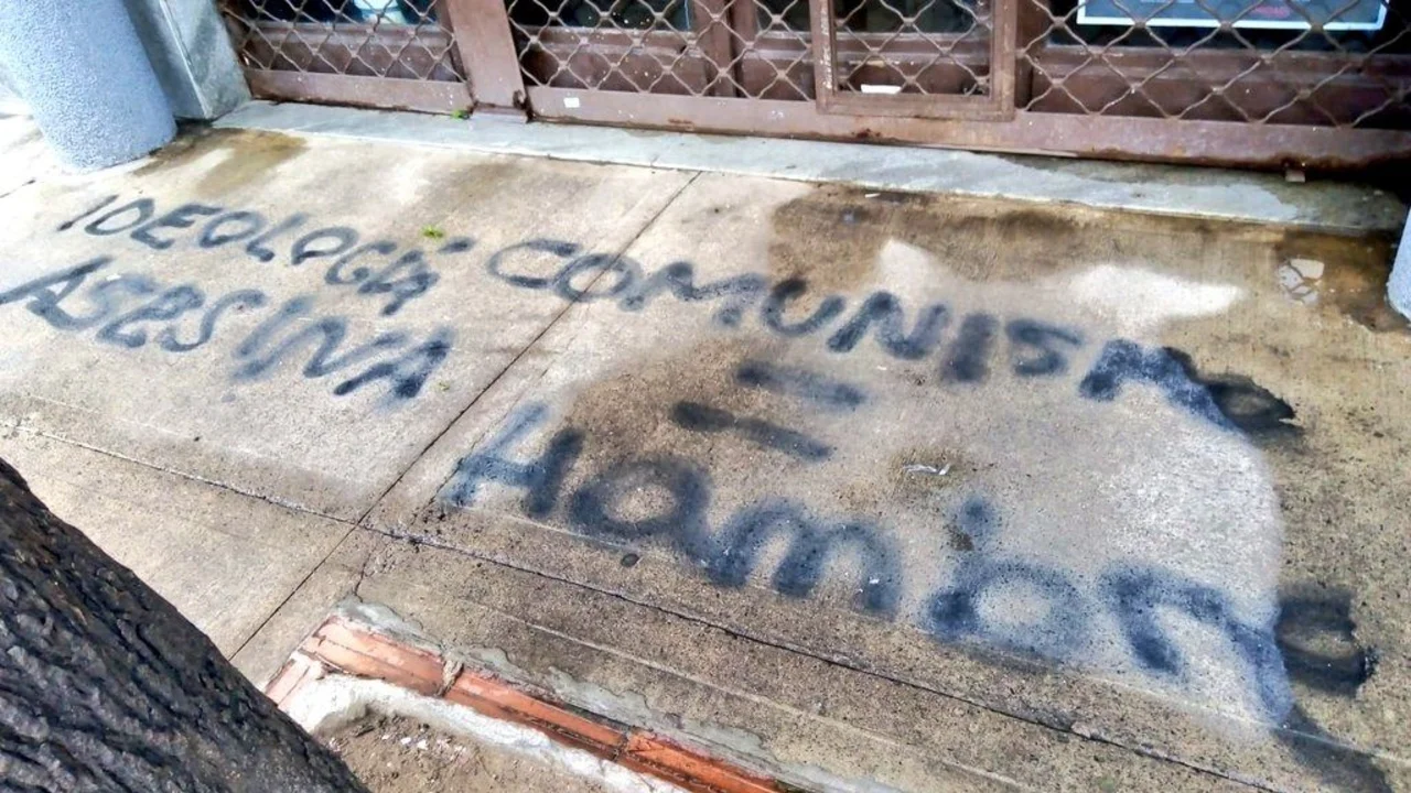 El FIT-MST denunció un ataque contra uno de sus locales en Caballito