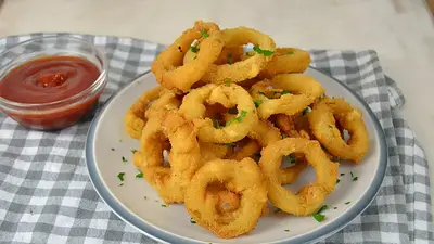 Aros de cebolla, receta de cocina