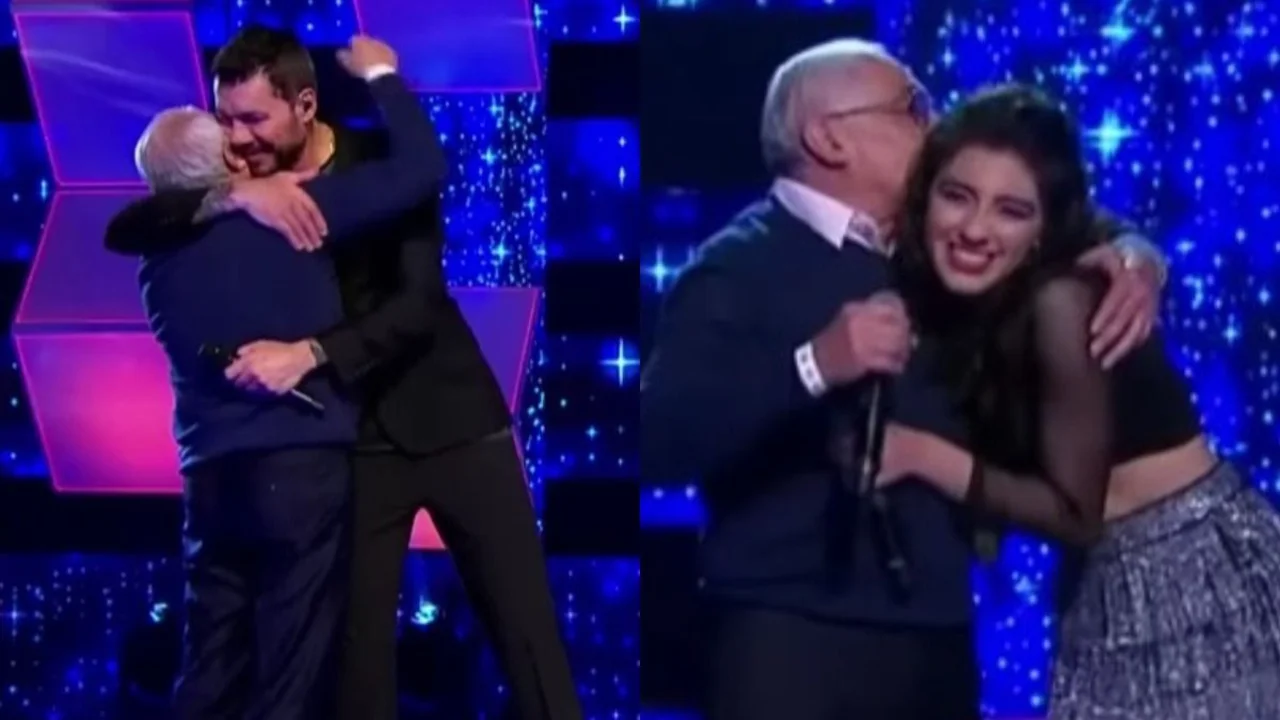 Laureana participante de Canta Conmigo Ahora cantó con su abuelo. Marcelo Tinelli. Canta Conmigo Ahora.