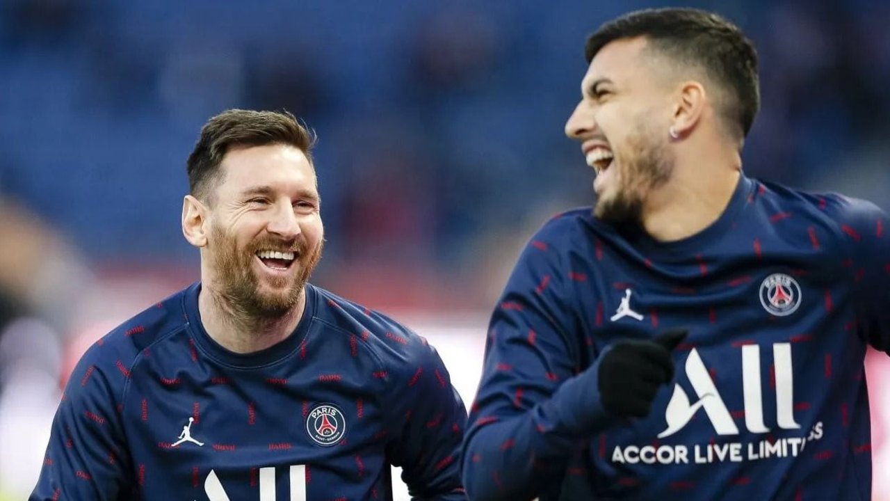 Lionel Messi Leandro Paredes