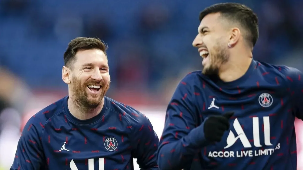 Lionel Messi Leandro Paredes