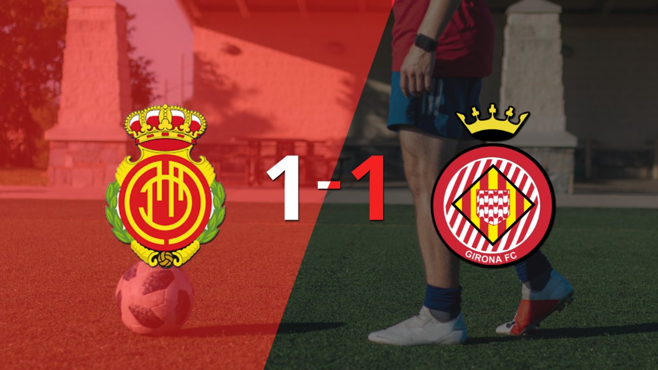 Girona empató 1-1 en su visita a Mallorca