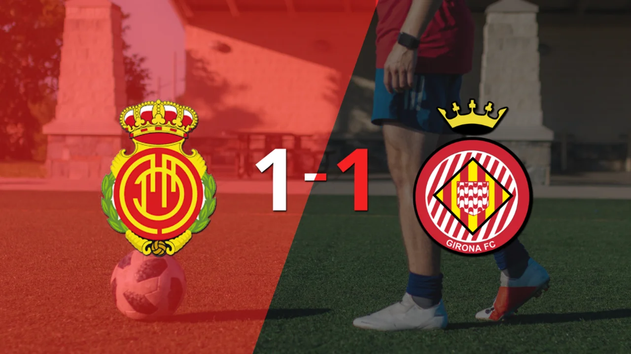 Girona empató 1-1 en su visita a Mallorca