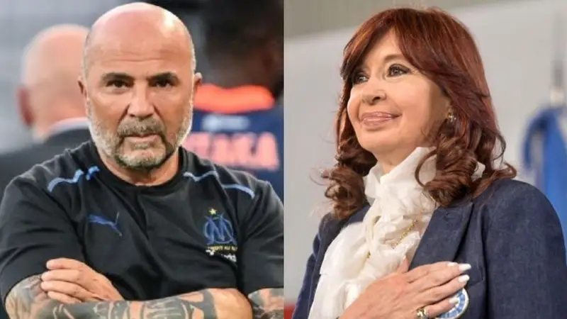 Atentado a Cristina Fernández de Kirchner, Jorge Sampaoli, Cristina Fernández de Kirchner.