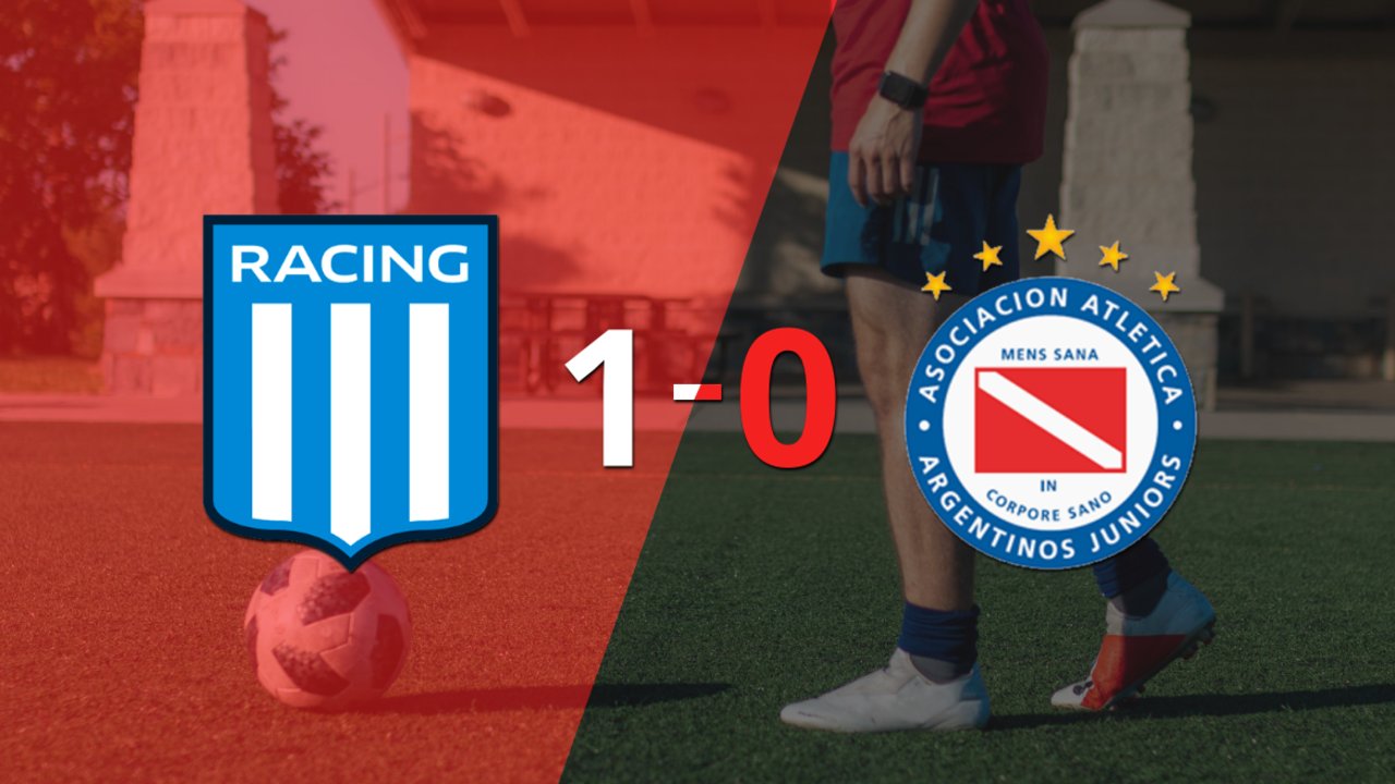 A Racing Club le alcanzó con un gol para derrotar a Argentinos Juniors en el Cilindro
