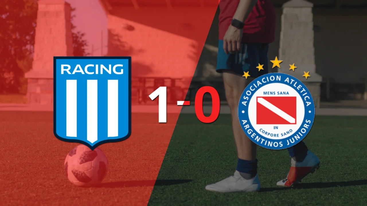 A Racing Club le alcanzó con un gol para derrotar a Argentinos Juniors en el Cilindro