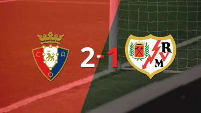 Victoria de Osasuna sobre Rayo Vallecano por 2-1 Victoria de Osasuna sobre Rayo Vallecano por 2-1