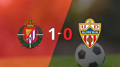 Valladolid venció por la mínima a Almería Valladolid venció por la mínima a Almería