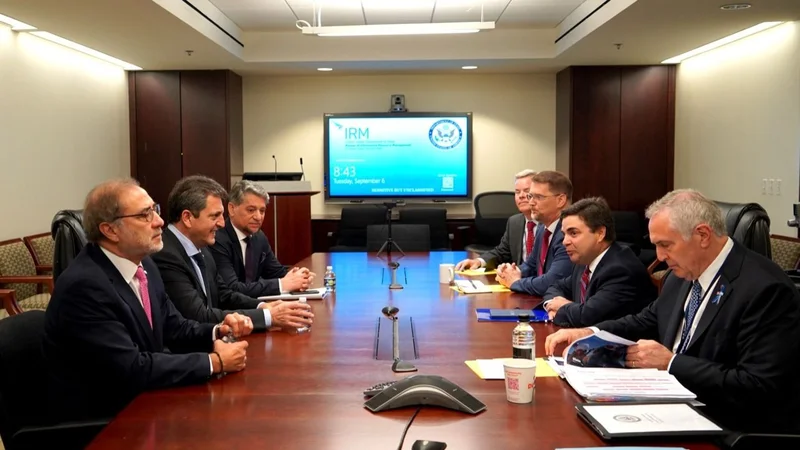 Alimentos, energía y desarrollo: los ejes de las primeras reuniones de Massa en Estados Unidos
