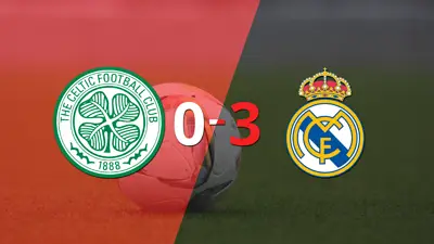 Paliza de Real Madrid en su visita a Celtic Paliza de Real Madrid en su visita a Celtic