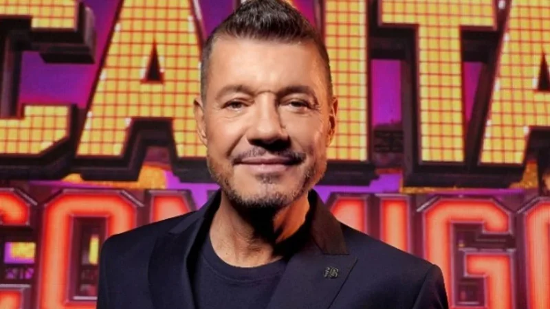 Marcelo Tinelli conductor de Canta Conmigo Ahora. Termina Canta Conmigo Ahora.