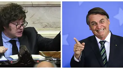 Milei se autoproclamó como "el Bolsonaro de Argentina" Milei se autoproclamó como "el Bolsonaro de Argentina"