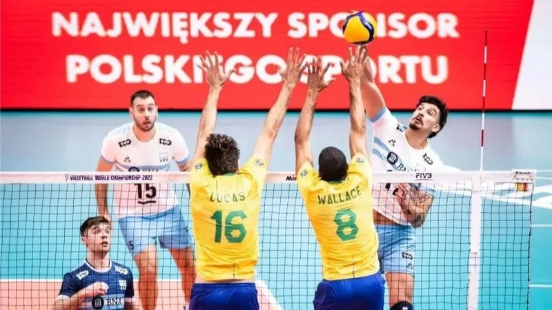 Selección Argentina, vóley, Brasil, Mundial 2022, deportes, voley masculino