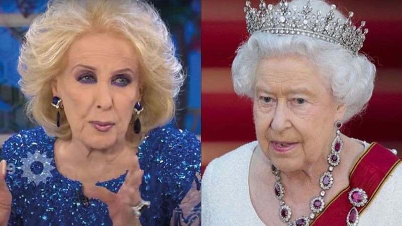 Mirtha Legrand y la Reina Isabel II