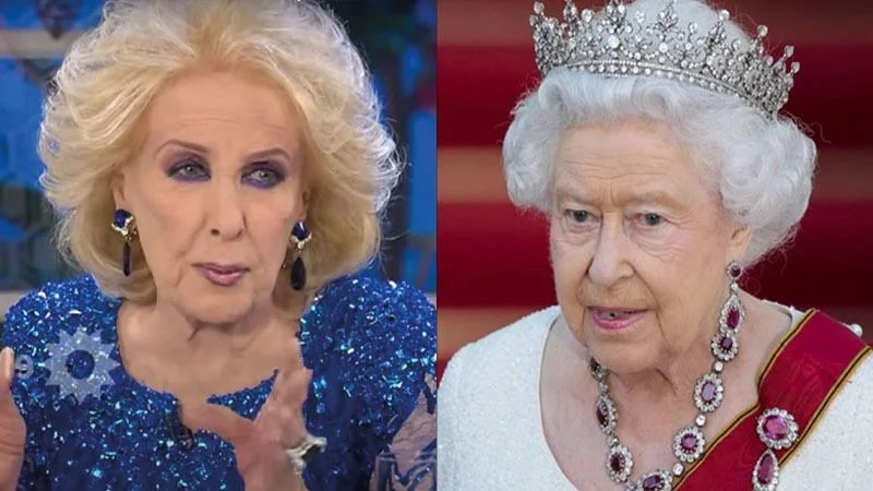 Mirtha Legrand y la Reina Isabel II