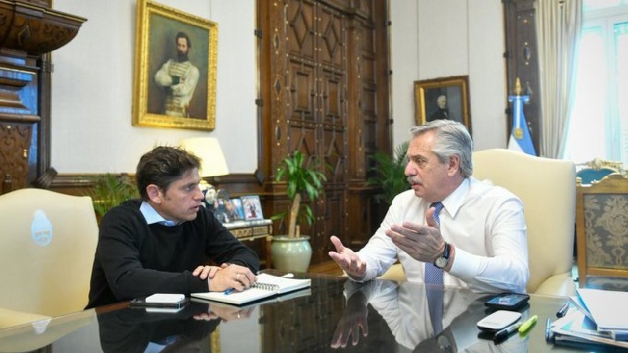 El Presidente se reunió con Kicillof por la licitación y construcción del Canal Magdalena