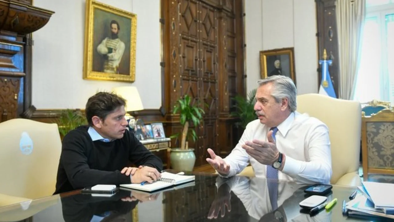 El Presidente se reunió con Kicillof por la licitación y construcción del Canal Magdalena