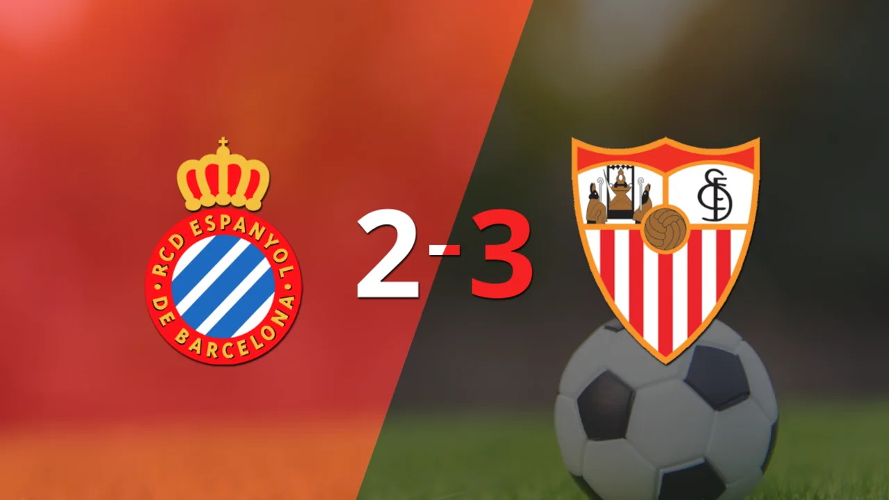 Con doblete de José Carmona, Sevilla derrotó a Espanyol