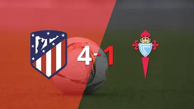 Celta fue superado fácilmente y cayó 4-1 contra Atlético de Madrid Celta fue superado fácilmente y cayó 4-1 contra Atlético de Madrid
