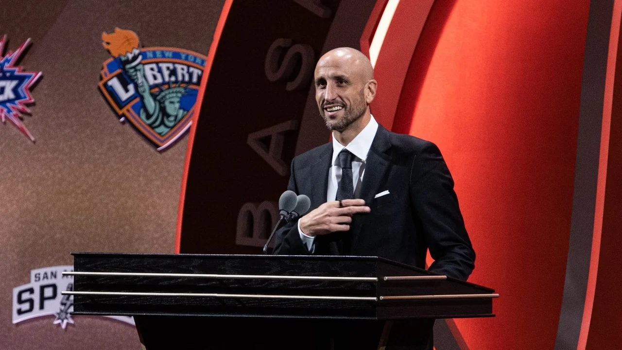 Manu Ginóbili entró al Salón de la Fama de la NBA