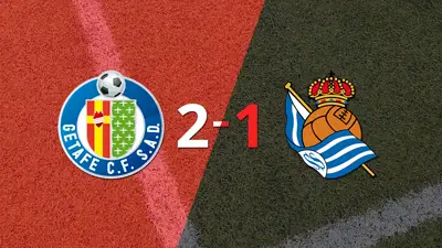 Getafe derrotó 2-1 en casa a Real Sociedad Getafe derrotó 2-1 en casa a Real Sociedad