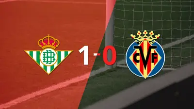 Betis aprovechó su localía y venció a Villarreal Betis aprovechó su localía y venció a Villarreal