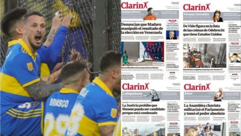 Clarín, Boca, River, Superclásico, fútbol argentino, deportes, Liga Profesional
